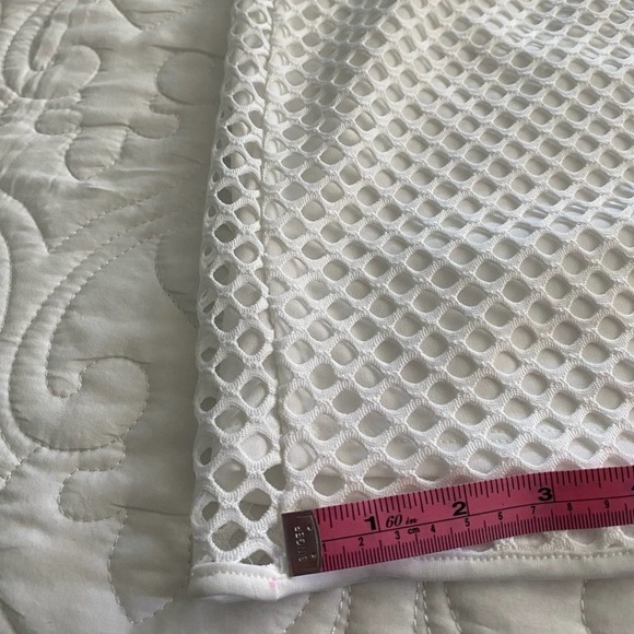 Alexia Admor White Eyelet Mini Cocktail Party Dress size Small - Picture 10 of 10